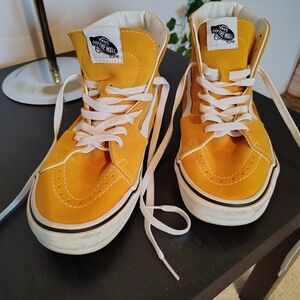 Vans Yellow High-Top Sneakers